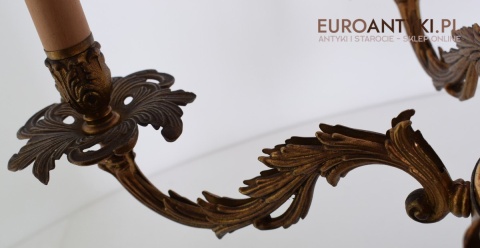 Stare złoto żyrandol barokowy ekskluzywna lampa sufitowa do wykwintnego pomieszczenia