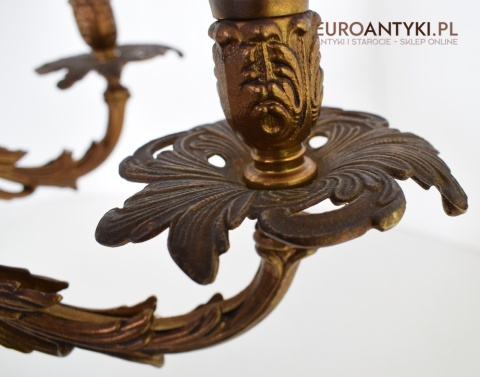 Stare złoto żyrandol barokowy ekskluzywna lampa sufitowa do wykwintnego pomieszczenia