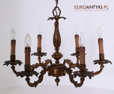 pałacowy żyrandol barokowy