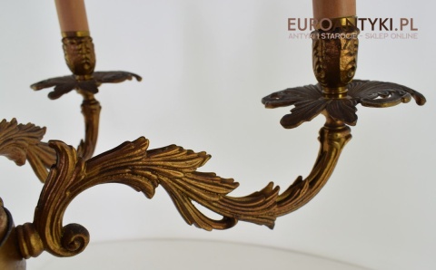 Stare złoto żyrandol barokowy ekskluzywna lampa sufitowa do wykwintnego pomieszczenia