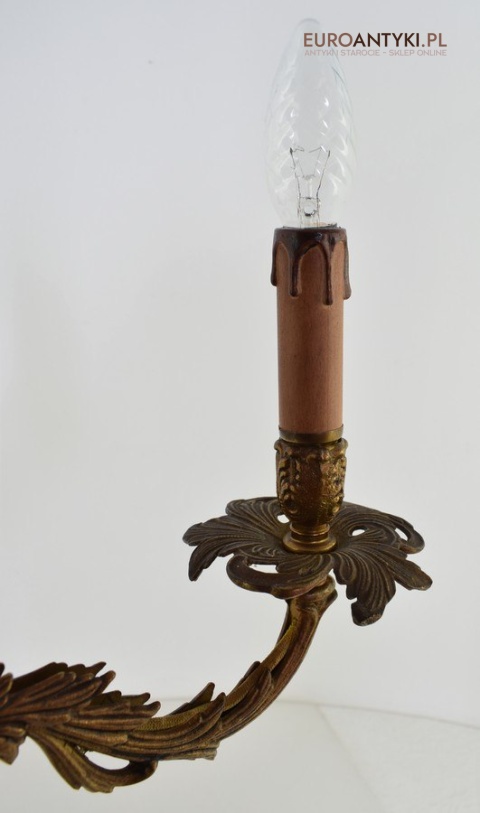 Stare złoto żyrandol barokowy ekskluzywna lampa sufitowa do wykwintnego pomieszczenia