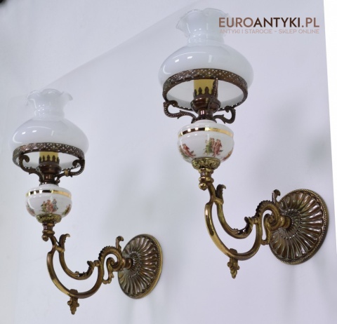 kinkiety z mosiądzu