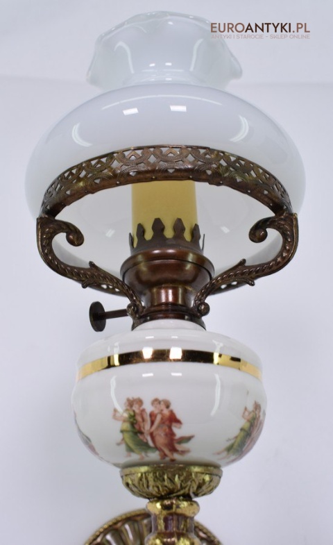 2 ekskluzywne kinkiety z kloszami lampy ścienne pałacowe dekoracyjne antyki