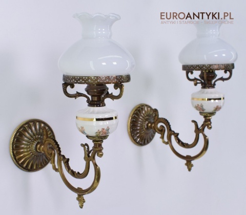 zabytkowe kinkiety zamkowe