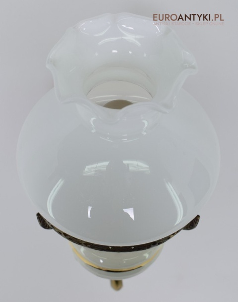 2 ekskluzywne kinkiety z kloszami lampy ścienne pałacowe dekoracyjne antyki