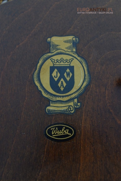 Stary zegar holenderski z atlasem HOLLENDER z szyszkami WUBA J A W