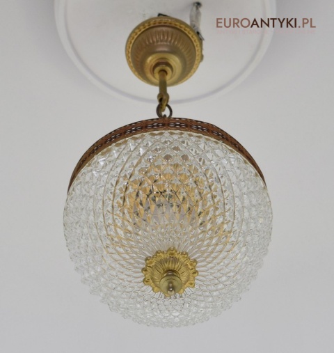 Zwis pałacowy lampa sufitowa wisząca do łazienki lub do holu retro lampy