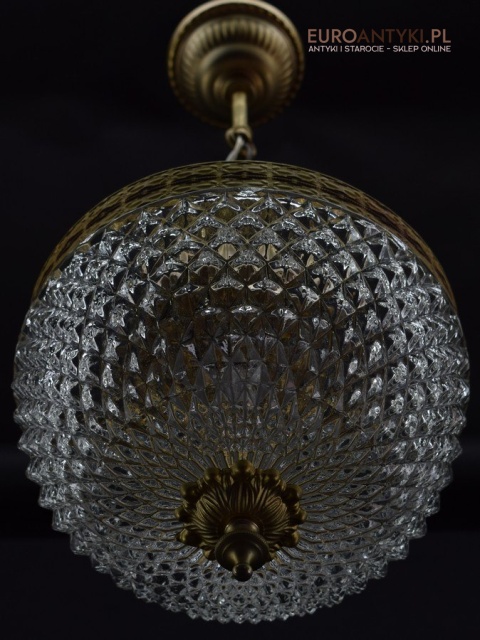 Zwis pałacowy lampa sufitowa wisząca do łazienki lub do holu retro lampy