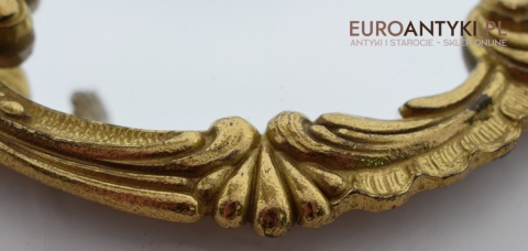 2 zabytkowe kinkiety z lat 1940 mosiężne lampki ścienne z lusterkami antyczne oświetlenie