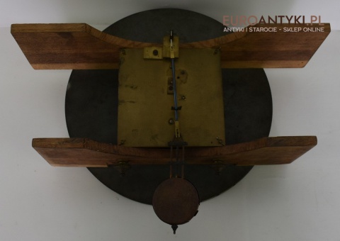 Muzealny zegar dworcowy z lat 1870 BRUXELLES Vandeplancke Tordoir slave clock antyk