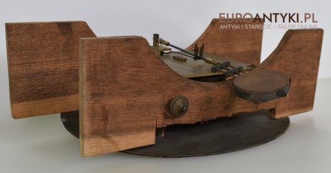 Muzealny zegar dworcowy z lat 1870 BRUXELLES Vandeplancke Tordoir slave clock antyk