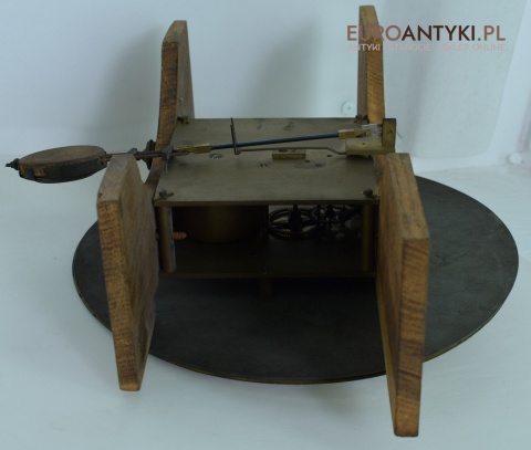 Muzealny zegar dworcowy z lat 1870 BRUXELLES Vandeplancke Tordoir slave clock antyk