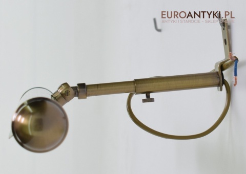 Retro lampka nad obraz kinkiet regulowany nad lustro oświetlenie vintage