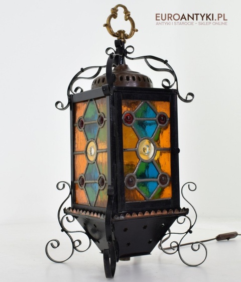 lampion witrażowy