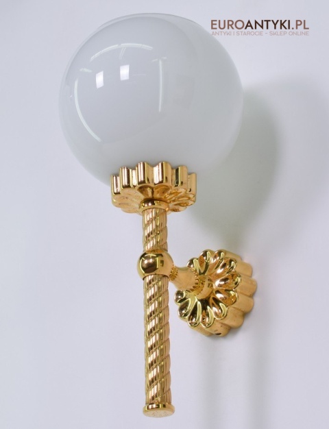 Łazienkowe kinkiety stylowe lampki ścienne pozłacane retro vintage oświetlenie ekskluzywne