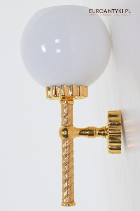 Łazienkowe kinkiety stylowe lampki ścienne pozłacane retro vintage oświetlenie ekskluzywne