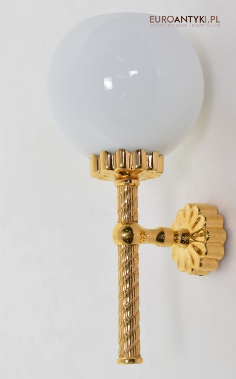 Łazienkowe kinkiety stylowe lampki ścienne pozłacane retro vintage oświetlenie ekskluzywne