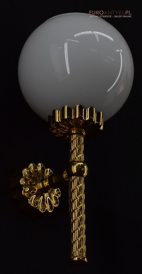 Łazienkowe kinkiety stylowe lampki ścienne pozłacane retro vintage oświetlenie ekskluzywne