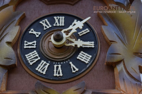 Zegar z Kukułką szwarcwald Engstler Wagowy 8-dniowy MADE IN WEST GERMANY - HUBERT HERR - TRIBERG