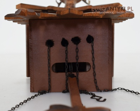 Zegar z Kukułką szwarcwald Engstler Wagowy 8-dniowy MADE IN WEST GERMANY - HUBERT HERR - TRIBERG