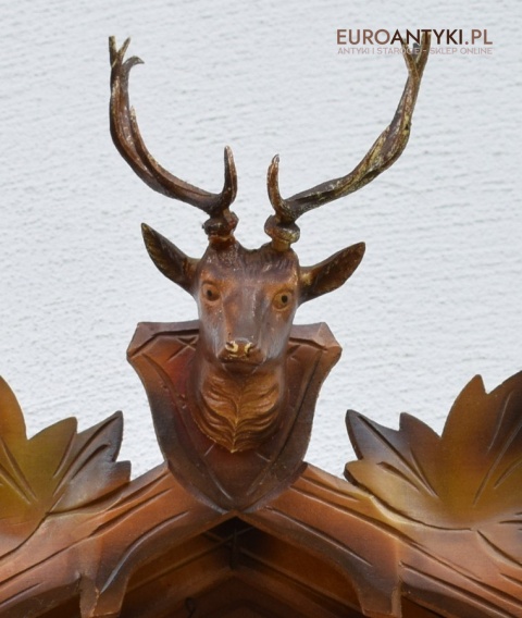 Zegar z Kukułką szwarcwald Engstler Wagowy 8-dniowy MADE IN WEST GERMANY - HUBERT HERR - TRIBERG