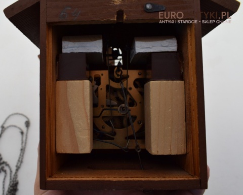 Zegar z Kukułką szwarcwald Engstler Wagowy 8-dniowy MADE IN WEST GERMANY - HUBERT HERR - TRIBERG