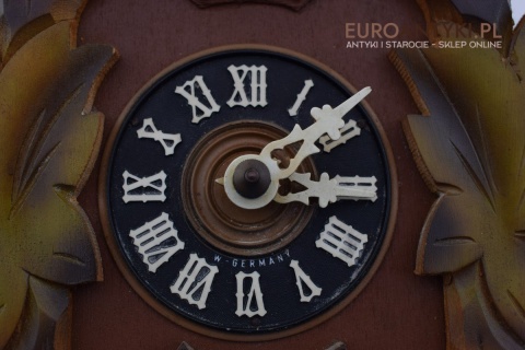 Zegar z Kukułką szwarcwald Engstler Wagowy 8-dniowy MADE IN WEST GERMANY - HUBERT HERR - TRIBERG