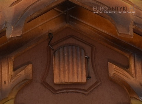 Zegar z Kukułką szwarcwald Engstler Wagowy 8-dniowy MADE IN WEST GERMANY - HUBERT HERR - TRIBERG