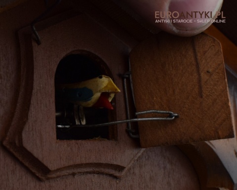 Zegar z Kukułką szwarcwald Engstler Wagowy 8-dniowy MADE IN WEST GERMANY - HUBERT HERR - TRIBERG