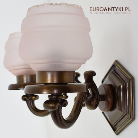 vintage lampa ścienna