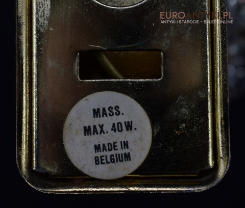 Antyk retro kinkiet kryształowy lampa ścienna z kryształami oświetlenie zabytkowe