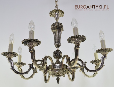 pałacowy żyrandol srebrny