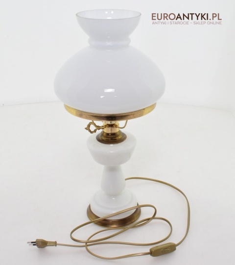 babcina szklana lampa