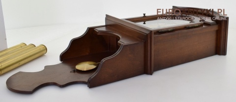 Antyk. Stary zegar HERMLE wiszący ścienny 3 obicążniki. Wybija piękną melodie co 15 minut