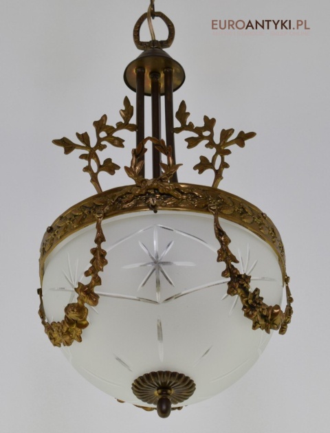 secesyjna lampa sufitowa
