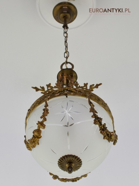 art nouveau lampa sufitowa