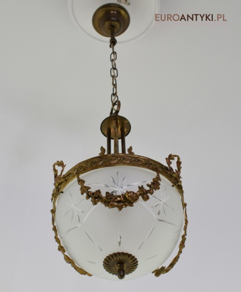 zabytkowa lampa sufitowa