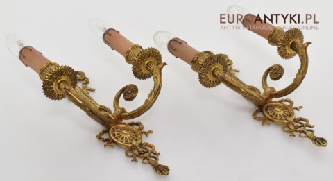 pałacowe kinkiety empire