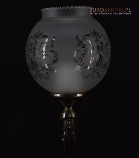 XL duże srebrne kinkiety z kloszami. Lampy łazienkowe na ścianę retro stylowe oświetlenie