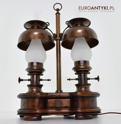 antyczna lampa gabinetowa