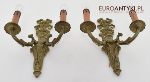 2 kinkiety ludwikowskie