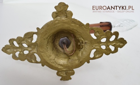 kinkiet odlew mosiądzu