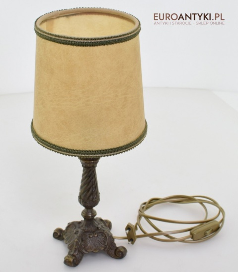antyczna lampa stołowa