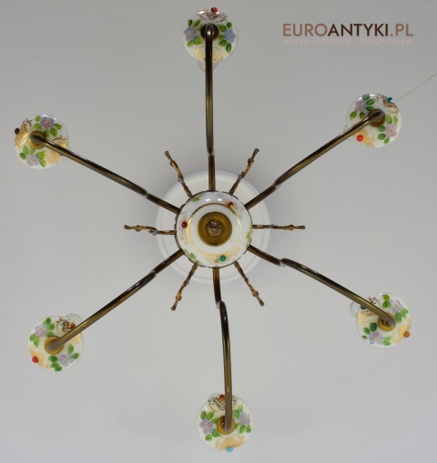 6 rameinny żyrandol