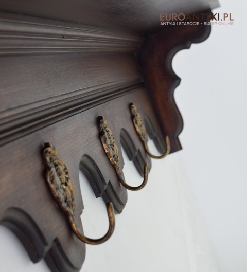 wieszak ciemny brąz
