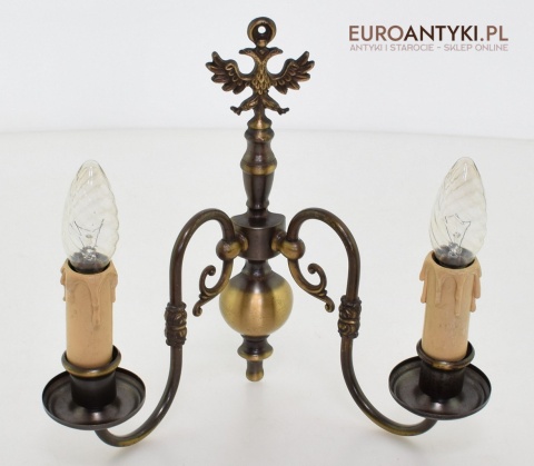 kinkiet z dwugłowym orłem