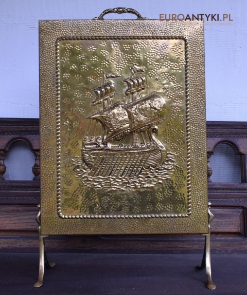 osłona do komina z mosiądzu