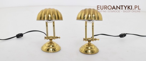 mosiężne lampy muszelki