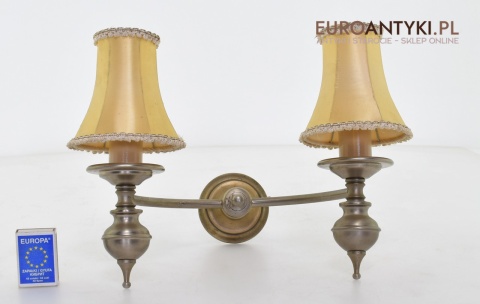 kinkiet 2 ramienny shabby chic