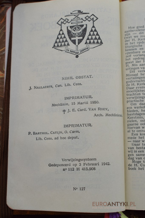 Futerał skórzany na pismo święte. Lata 1942.